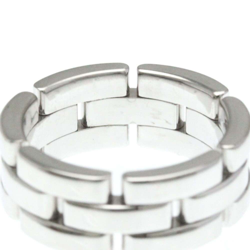 CARTIER 18k Silver Maillon Panthere Ring - Picture 4 of 10